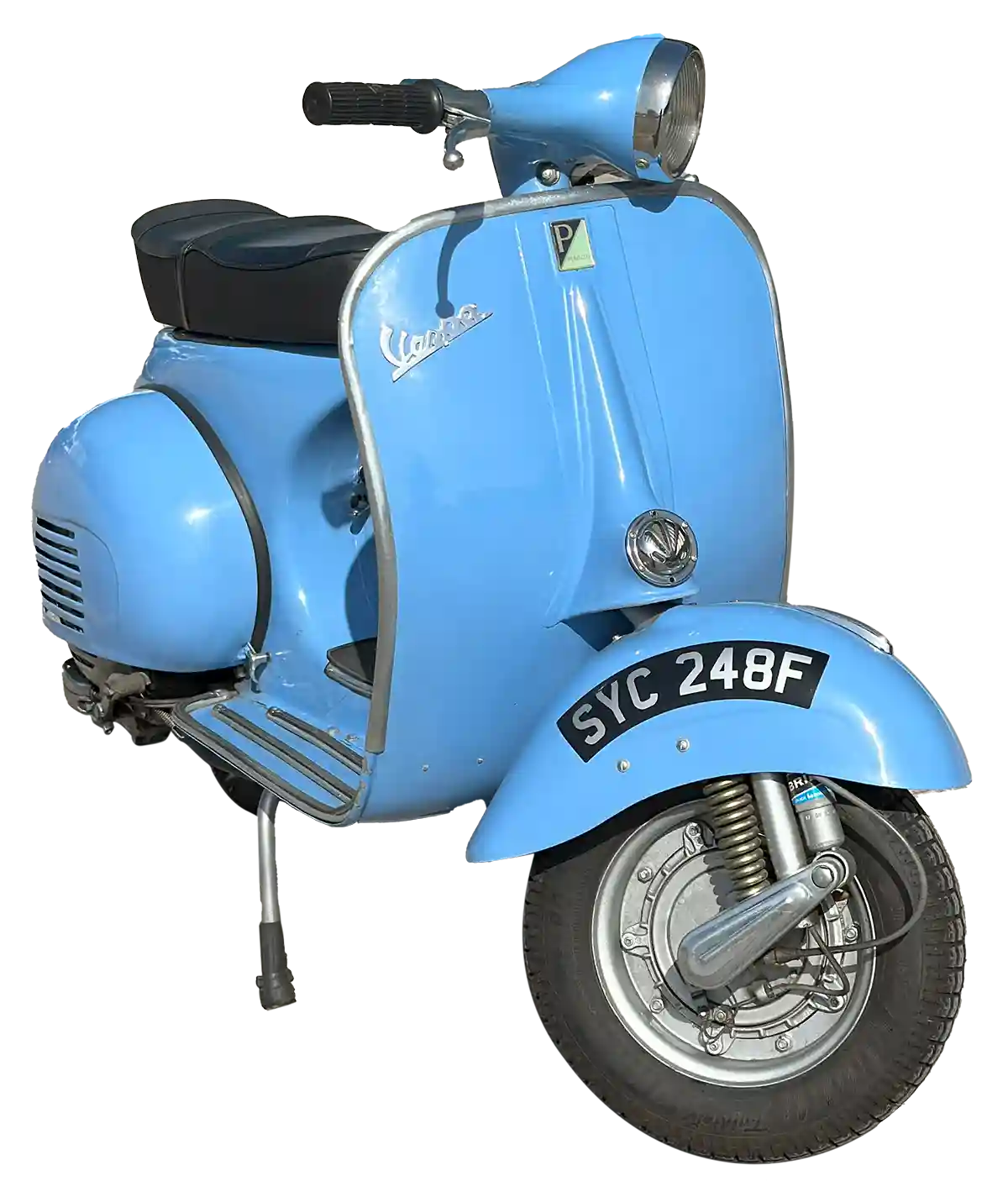 TV and Movie Action and Event Vehicles Scotland Vespa Bajaj 125 Scooter (1968) Outline
