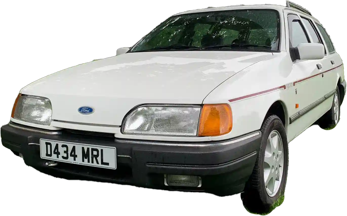 TV and Movie Event Cars Scotland Ford Sierra 2.8 Injection 4x4 Outline