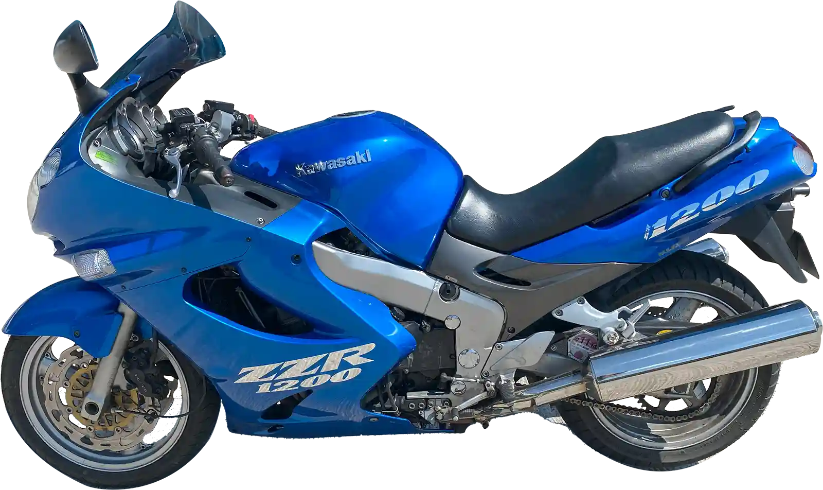 Film Action Vehicle Services Scotland Kawasaki ZZR1200 - Outline NS